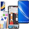HLYGZX Display di ricambio per display LCD Oppo Reno4 Z 5G, CPH2065 Display Touch Digitizer Assembly Kit parti di riparazione (nero con cornice)