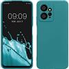 kwmobile Custodia Compatibile con Xiaomi Redmi Note 12 (4G) Cover - Back Case per Smartphone in Silicone TPU - Protezione Gommata - petrolio matt