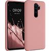 kwmobile Cover per Xiaomi Redmi Note 8 Pro Custodia - Back Case per Smartphone in Silicone TPU - Protezione Gommata - rosa invernale