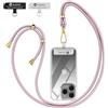 OLEPHY Cordino per Telefono, Regolabile Cordino Tracolla Universale Catena per Cellulare Compatibile con iPhone Samsung e Tutti Gli Smartphone, Oro Rosa