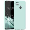 kwmobile Custodia Compatibile con Xiaomi Redmi 9C Cover - Back Case per Smartphone in Silicone TPU - Protezione Gommata - menta freddo