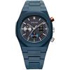 D1 Milano Watch PHBJ Poly Chrono 1,6 (40,5 mm), Nettuna, Medium, Tipo di bracciale: