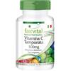 fairvital Vitamina C tamponata 500 mg, 100 compresse, ALTO DOSAGGIO, VEGANO, ascorbato di calcio, facili da deglutire