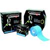 Theraband Nastro kinesiologico impermeabile, per sollievo dal dolore, supporto muscolare e articolare, rotolo standard, rotolo standard da 5,1 cm x 31,5 m, nero