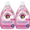 FEI FAN 2x Ammorbidente Sublime, I Concentrati, Peonia e Magnolia, Profumazione a Lunga Durata. 50Lavaggi 1000ml