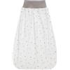 Miracle Baby Sacco nanna da 0,5 Tog, con elastico in vita, sacco fasciatoio, in cotone, pagliaccetto per bambini da 0 a 6 mesi (stella bianca)