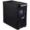 ZYWUOY Copertura antipolvere per CPU computer, protezione leggera in tessuto Oxford, custodia completa con cerniera, coperture antipolvere PC (50 x 21 x 46 cm)