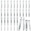 SRunDe 40 Pezzi Tasselli ad Espansione in Metallo Set Tasselli Metallici con Vite Tasselli per Cartongesso M4 M5 M6 M8 Fissaggi per Cartongesso Autoperforanti in Metallo