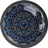 Generic Confezione da 4 pomelli decorativi per cassetti in cristallo, per armadi alla moda, pomelli per cassettiere, maniglie per armadi e cassetti, 3,5 cm