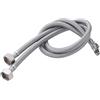 MAQDDO 2 tubi flessibili for il bagno in acciaio inossidabile, tubi idraulici flessibili for rubinetto caldo/freddo, tubi flessibili G 1/2, G 3/8, G 9/16 Per Cucina(40cm,G9/16)
