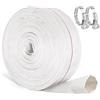 Okoss Tubo piatto Ø 32 mm (1 1/4 pollici), tubo in tessuto da 20 m per pompe sommergibili e pompe per acqua sporca, robusto tubo industriale, portata fino a 10 bar (tessuto Ø 1 1/4 - 32 mm, metri, 20)