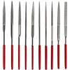 YASTA Set 10 Lime ad Ago di Precisione Diamantate 160mm Raspe per Metallo Legno