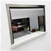 Innovz Porta a Soffietto da Interno Porta Scorrevole a Serrandina per Cucina, Bianca, Anta a Battente in Plastica ABS per Mobiletto, Anta Avvolgibile(46x86cm(18x34in))