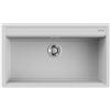 Elleci Lavello Incasso Best Workstation 360 1 Vasca 86x51 Grigio Aluminium Metaltek LMB36079