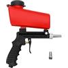 QWORK® Pistola Sabbiatura Pneumatica, Strumento Di Sabbiatura Per La Lucidatura A Spruzzo, Rosso