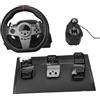 MENDUNER Volante da Corsa, Rotazione dello Sterzo di 270° con Pedali a Induzione Lineare Hall e Leve del, Console di Gioco con Interruttore per PC