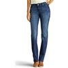 LEE Women's Modern Series Curvy Fit Bootcut Jean with Hidden Pocket, Majestic, 14