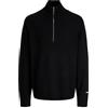 JACK & JONES Jornorrebro Knit Half Zip SN, Nero, S