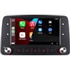 LXKLSZ Autoradio per Fiat Panda 169 2003-2012 Radio con Wireless Carplay/Android Auto Stereo IPS Touch Screen/Bluetooth/FM/AM/USB