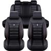 Generico Coprisedili Auto per BMW 3 Series 320d XDrive M Sport Berline (F30), Copri Sedile Auto,Coprisedili Auto Universale, Design a Copertura Totale, in Pelle PU, Compatibili con Airbag