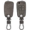 kwmobile Cover copri-chiave compatibile con Opel Vauxhall con 2 tasti pieghevole - Guscio protettivo chiavi auto in pelle PU Nabucco per telecomando macchina