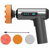 Kavolet Lucidatrice per Auto, Kit Lucidatore Tampone Senza Fili, Ricarica USB, con Disco Lucidante Sostituibile, per Ceratura Vernice Auto, Lucidatura, Vetro, Lucidatura, Pavimenti,