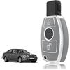 TOOMUME Cover Chiave TPU, Custodia Chiave Adatto per Mercedes Benz A/B/C/E/R/S Classe GLA GLC GLK CLA W176 W203 W204 W205 W211 W212 W245 BGA, Copri Chiavi Guscio Chiave Auto Telecomando - Smart Key