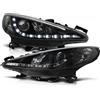 NEWTUNING Coppia Fari Anteriori Peugeot 207 05.06-06.09 daylight nero