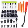 HOTUT Set di Clips Voiture per Auto,240 Pezzi Viti in Plastica Assetto Auto Kit,Clip di Fissaggio per Paraurti Dotato di Strumenti di Rimozione per Porta,Pannello,Parafango