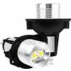 KIMISS Auto - 2 x 12 W Angel Eyes LED Fari Halo Anello di segnalazione fendinebbia per auto per E90 E91 05-08 lampade automatiche + lampadine angelo eye e90