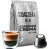 La Capsuleria Caffè ESPRESSO CREMA (180 Capsule) compatibili con Nespresso, 18 Confezioni da 10 Capsule, Capsule Compatibili Nespresso, Espresso Cremoso dal Gusto Forte, Crema Ricca e Persistente, Grande Scorta