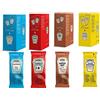Heinz 850 BUSTINE MONO PORZIONE HEINZ KETCHUP + MAIONESE + SALSA BARBECUE BBQ + SENAPE MONODOSE