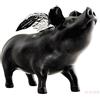 Kare Design,Salvadanaio Rockstar Pig, Nero, 17Cm, Porcellino Alato, Idea Regalo, Portafortuna, Animali