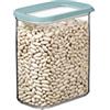 Mepal - Contenitore per Alimenti Modula - Contenitore Trasparente con Coperchio - Organizzatori da Cucina e Contenitore in Plastica - Impilabile ed Ermetico - 1500 ml - Nordic green
