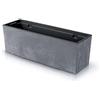 PROSPERPLAST URBI Case Beton Effetto, con deposito, dimensioni (mm) 580x180x195, colore Marengo
