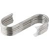 FMprofessional 21818.0 Gancio in Acciaio Inox, Argento, 2.40 x 12 x 6.80 cm