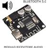 scheda ricevitore audio bluetooth 5.0 stereo type C jack aux 35 mm vhm 314