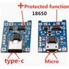 TP4056 1A 5V modulo scheda di ricarica batteria al litio Li-Ion Tipo-MICRO-USB/ TYPE-C