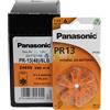 Blister da 6 pile a bottone zinco-aria 1,4V Panasonic DA13, PR48, PR13