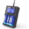 Caricabatterie XTAR VC4 Litio Nicd Nimh 18650 21700 18500