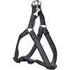 Bobby Bobbi Brown Bobby Safe - Pettorina per Cani di Taglia Molto Piccola, Riflettente e Resistente, con Doppio Anello in Metallo, Colore Nero, Taglia XS/Circonferenza Petto 28-43 cm