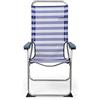SOLENNY SILLON 5 POSICIONES, TUBO REDONDO DE ALUMINIO DE 22 MM, TEXTILINE, RESPALDO ANATÓMICO Cura della persona e salute