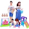 Peosaard Giocattoli per bambole, 1 set bambola incinta da 12 pollici con articolazioni mobili incinta con bambino nella pancia per giocattoli per bambini accessori per casa delle bambole per ragazze, set per