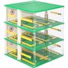 Ecofocet Garage per Auto Speed Champions, Garage Speed Champions, Garages per Vetrina a 3 Strati, Garages per Autos Bambini Compatibile con Grande Marca (Senza Auto)