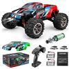 YONCHER YC250 Macchina Telecomandata Motore Brushless, 1/16 62+Km/h Alta velocità 4x4 Professionale Camion, 4WD 2 Batterie 40 Min+ Giocare Tempo, 2.4GHz Off Road 2 Auto Corpi per Adulti Bambini