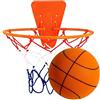 Generico Set Palla Da Bas-ket Silenziosa Con, Palla Da Basket Silenziosa Con,Set Canestro Da Basket Per Interni, Pallone Da Baskets Indoor In Morbida Schiuma Per Casa E Appartamento,per Bam