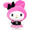 Jazwares Hello Kitty and Friends Series 2, My Melody, peluche Punks da 20,3 cm, prodotto con licenza ufficiale Sanrio, dai 6 anni in su