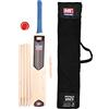 M.Y Set da cricket da 7 pezzi, con borsa per il trasporto, include mazza da cricket, paletti e palla morbida