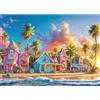 MOJIGE Puzzle da 1000 pezzi, puzzle per adulti, un puzzle impegnativo, per tutta la famiglia, regali per donne, regali per uomini, tema: porto colorato