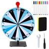 NQEUEPN Ruota dei Premi Lucky Spinning, 24 Ruote Girevoli Slot Base Resistente Ruota della Roulette da Tavolo Ruota della Lotteria per Giochi di Fortuna Gioco di Società (Blu)